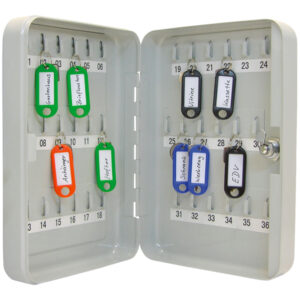 Schránka na kľúče WEDO, uzamykateľná, 36 kľúčov