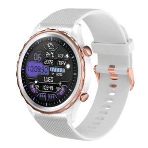 CARNEO Queen HR+/44mm/Rose Gold/Šport Band/White