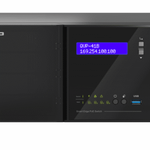 QNAP QVP-41B-8G-P - NVR dozorovací server a riadený PoE switch v jednom riešení