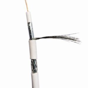 Koaxiálny kábel RG-6 75ohm 100 m (6,5mm/1,0mm)