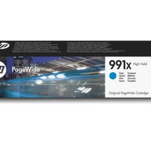 HP 991X High Yield azúrová PageW Cartrige, M0J90AE