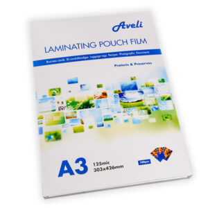 Laminovacie fólie AVELI A3/250 mic (2x125), lesklé