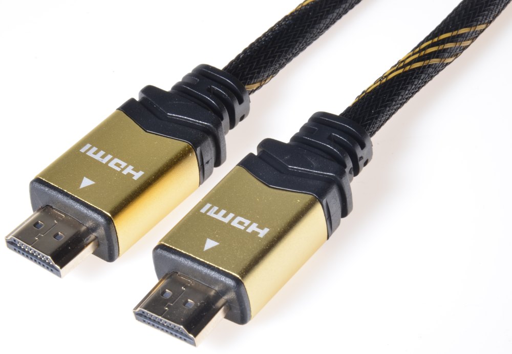 PremiumCord GOLD HDMI High Speed ??+ Ethernet kábel, pozlátené konektory, 10m