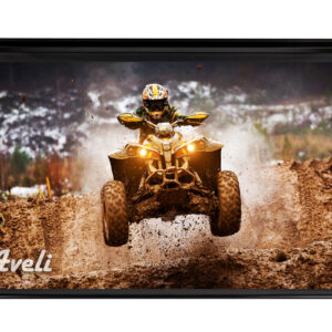 Elektrické projekčné plátno AVELI, 204x115 (16:9) 92", čierny tubus