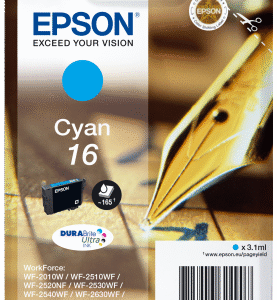 Epson Singlepack Cyan 16 DURABrite Ultra Ink