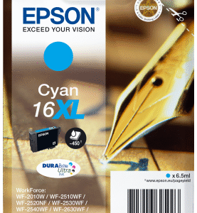 Epson Singlepack Cyan 16XL DURABrite Ultra Ink