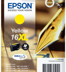 Epson Singlepack Yellow 16XL DURABrite Ultra Ink