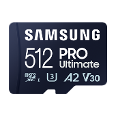 Samsung PRO Ultimate/micro SDXC/512GB/UHS-I U3 / Class 10/+ Adaptér/Modrá
