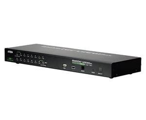 Aten 16-port KVM USB+PS/2 OSD, rack 19"+OverNet