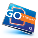 O2 Predplatená karta GO 1GB DAT