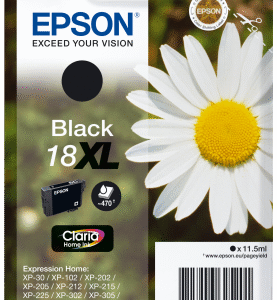 Epson Singlepack Black 18XL Claria Home Ink