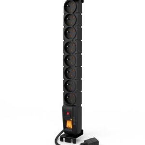 19" napájací panel ACAR S8/3m 8x230V-3m IEC320 C14