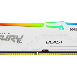 Kingston FURY Beast/DDR5/16GB/6800MHz/CL34/1x16GB/RGB/White