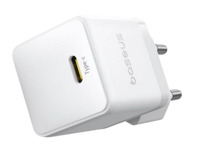 Baseus Rýchlonabíjačka do siete Palm 30W USB-C PD QC 3.0 biela