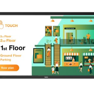 65" LED NEC M651 PCAP, 3840x2160, 24/7, 500cd, touch