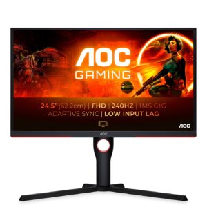 AOC/25G3ZM-BK/24,5"/VA/FHD/240Hz/0,5ms/Blck-Red/3R
