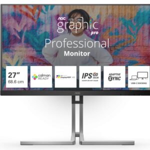 AOC/Q27U3CV/27"/IPS/QHD/75Hz/4ms/Blck-Slvr/3R