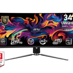 MSI MPG/341CQPX/34,2"/QD-OLED/wQHD/240Hz/0,03ms/Čierna/3R