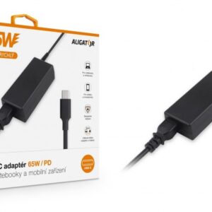 Aligator Power Delivery 65W USB-C adaptér