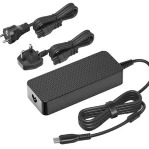 Sandberg USB-C AC Charger PD100W EU+UK, múdra nabíjačka, čierna