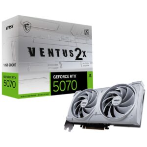 MSI GeForce RTX 5070 VENTUS 2X WHITE/OC/12GB/GDDR7