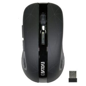 EVOLVEO WM430/Herná/Optická/1 600 DPI/Bezdrôtová USB/Čierna