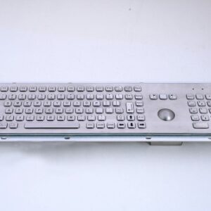 KB005K – Priemyselná nerezová klávesnica s trackballom do zástavby, CZ, USB, IP65