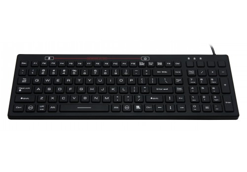 SK312 – Priemyselná silikónová antibakteriálna klávesnica, CZ, USB, IP68