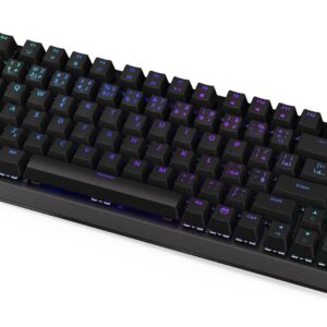 Endorfy Thock 75% Black/Drôtové/Bezdrôtové/ CZ layout/Čierna