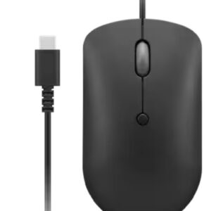 Lenovo 400/Cestová/Optická/2 400 DPI/Drôtové USB-C/Čierna