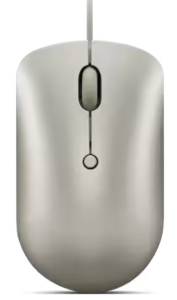 Lenovo 540/Cestová/Optická/2 400 DPI/Drôtové USB-C/Strieborná