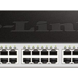 D-Link DGS-1210-26 L2/L3 Smart+ switch, 24x GbE, 2x SFP, fanless