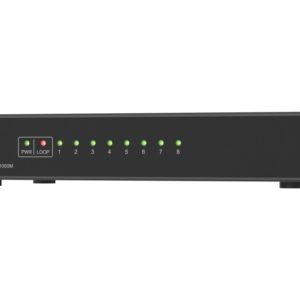 QNAP switch QSW-1108-8T-R2 (8x 2,5GbE port, pasívne chladenie, podpora 100M/1G/2,5G)