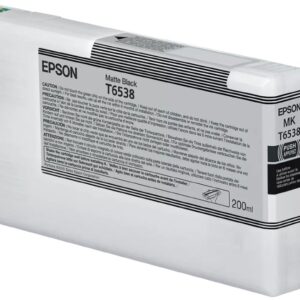 Epson T6538 Matte Black Ink Cartridge (200ml)