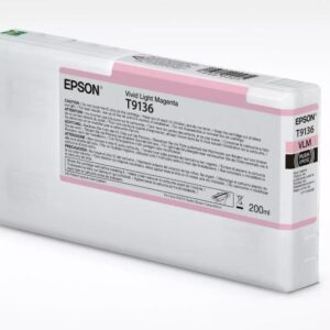 Epson T9136 Vivid L. Magenta InkCartridge (200ml)