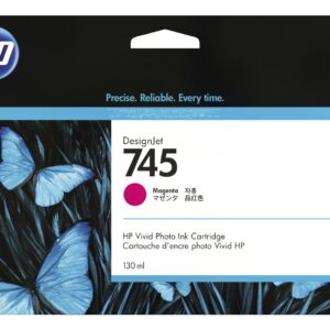 HP 745 atramentová náplň purpurová, F9J95A