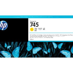 HP 745 atramentová náplň žltá, F9K02A