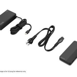 Lenovo USB-C Dual Display Travel Dock (w/adapter)
