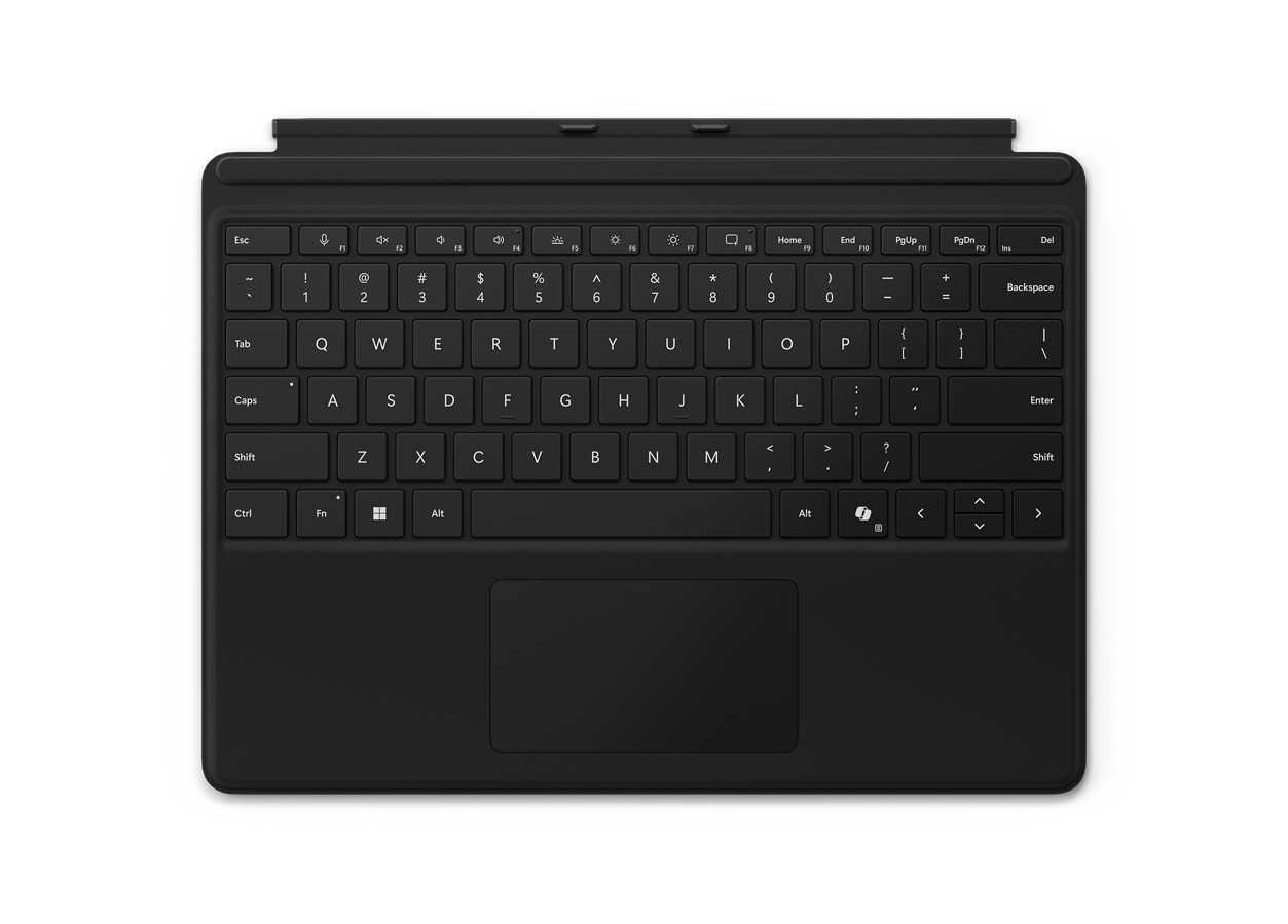 Microsoft Surface Pro Keyboard (Black), Commercial, cz&sk (potlač)