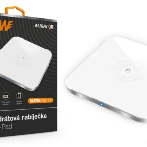 ALIGATOR bezdrôtová nabíjačka Aligator Pure-Pad 15W, biela