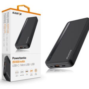 ALIGATOR PBAL2050 20 000mAh 20W čierna