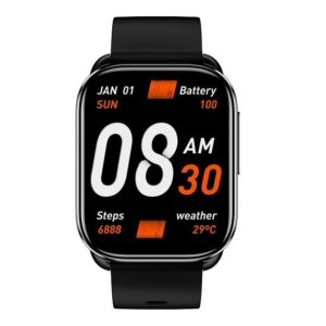 QCY Smartwatch GS S6/Black/Šport Band/Black