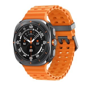Samsung Galaxy Watch Ultra/47mm/Titanium Gray/Šport Band/Orange