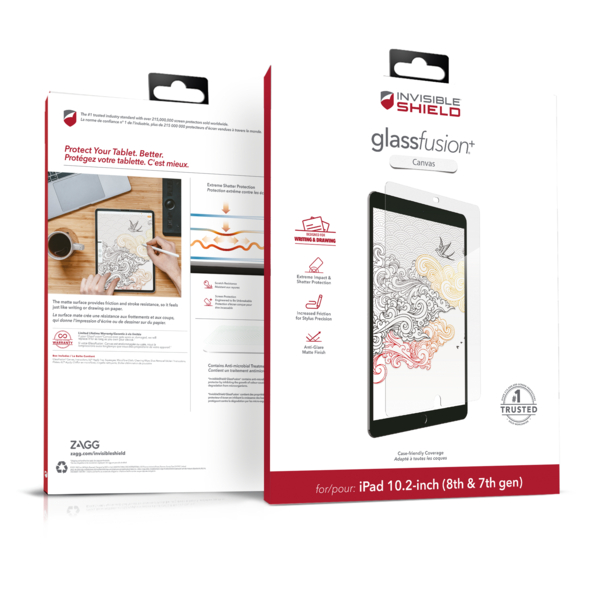 ZAGG Invisible Shield Fusion + Canvas hybridné sklo iPad 10.2 CF