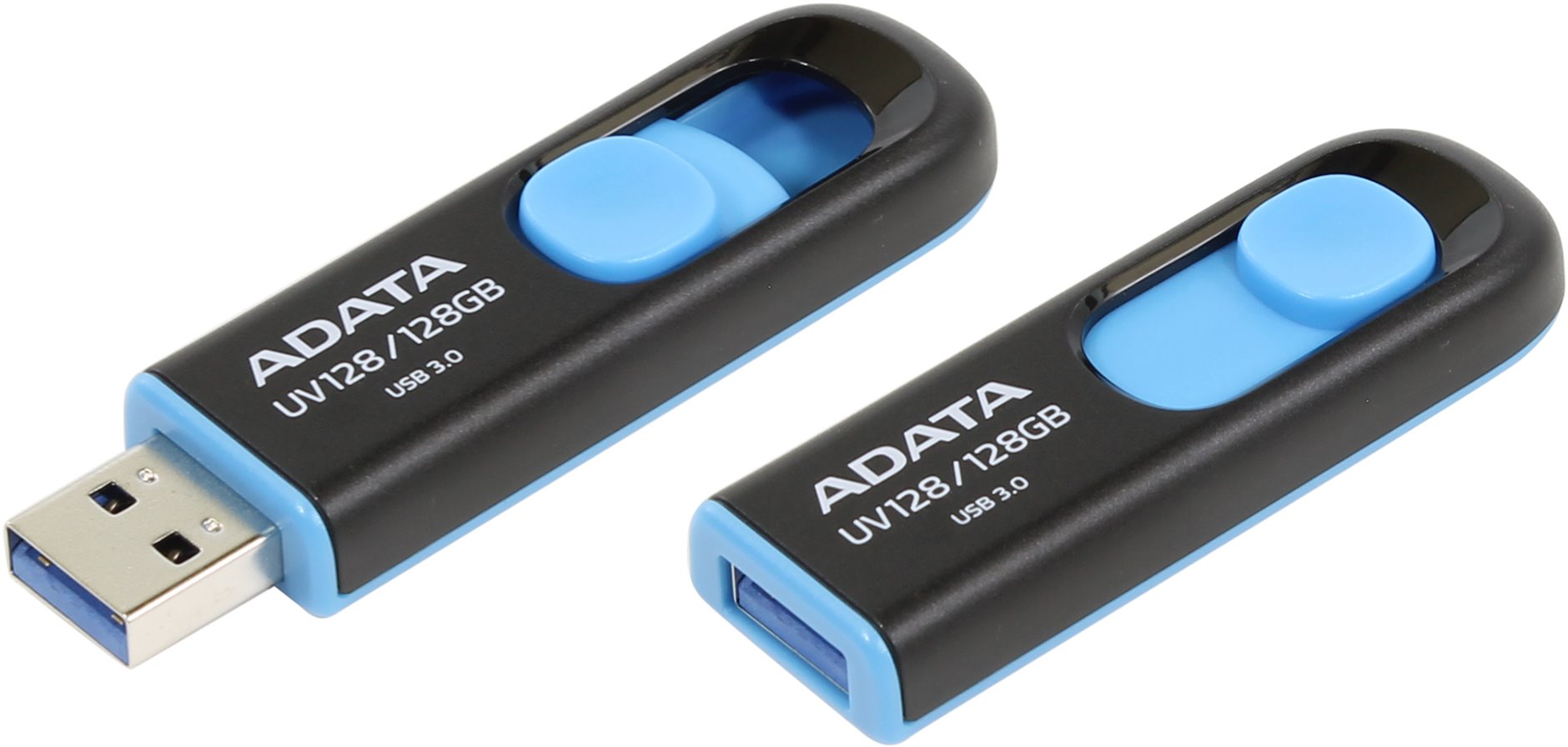 ADATA UV128/128GB/USB 3.2/USB-A/Modrá