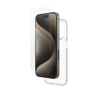 ZAGG Invisible Shield Ochranné sklo Elite 360 Bundle iPhone 15 Pro - priehľadný