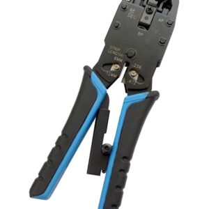 W-Star Kliešte UTP RJ45/ RJ12/RJ11 PROFI s račňou bez orezávača izolácie