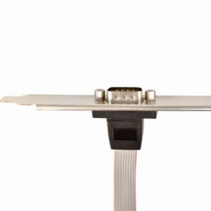 Gembird DB9 serial port receptacle on bracket