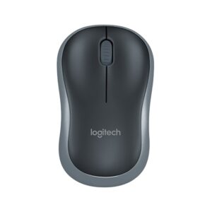 Logitech M185 nano/Kancelárska/Optická/1 000 DPI/Bezdrôtová USB/Šedá