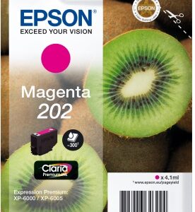 EPSON ink Magenta 202 Premium - singlepack, 4,1 ml, 300s, štandard